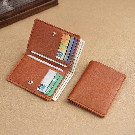 Jolex Unisex Small wallet Short  New Simple Mini wallet Card Holder Thin Folding Wallet Driver's License Holder LG418