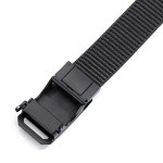 Jolex  Automatic Buckle Belt for Men, All-Match Workwear, Casual Canvas Nylon Belt, Non-hole Trouser LX1103