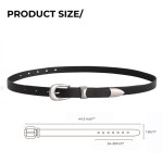Jolex  High-end Design Belt  UNISEX Korean Style New Versatile Jeans Neutral Style Decorative Belt LX1384